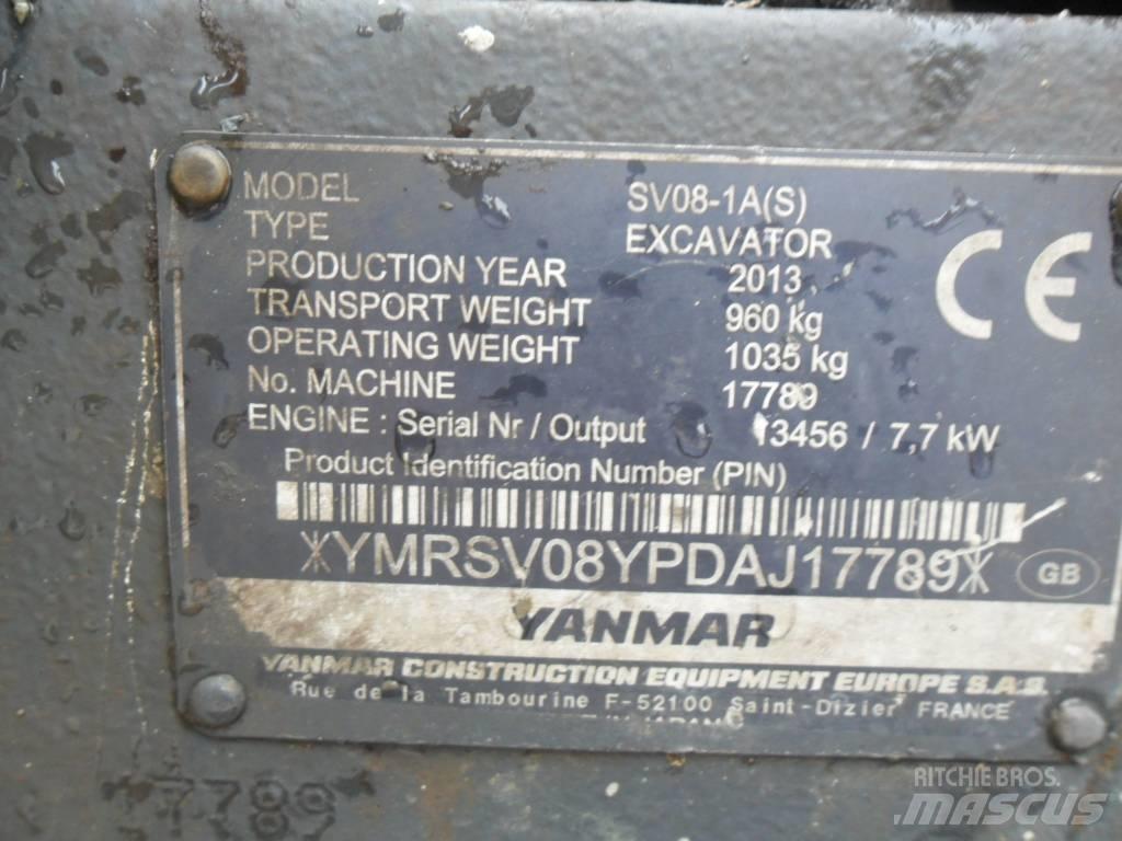 Yanmar SV 08 Minibagger < 7t