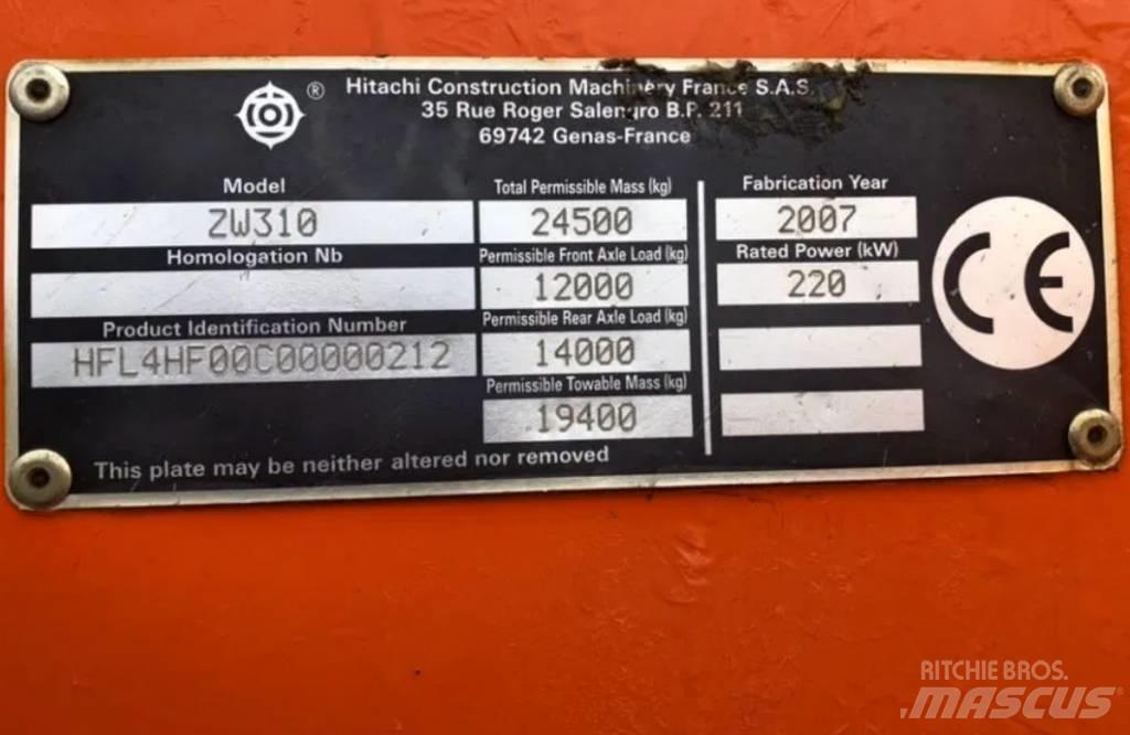 Hitachi ZW 310 Radlader