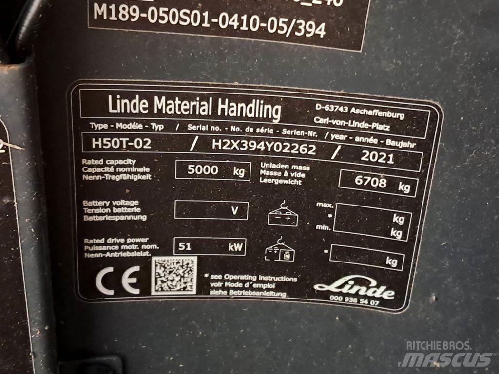 Linde H50T-02 Gas Stapler