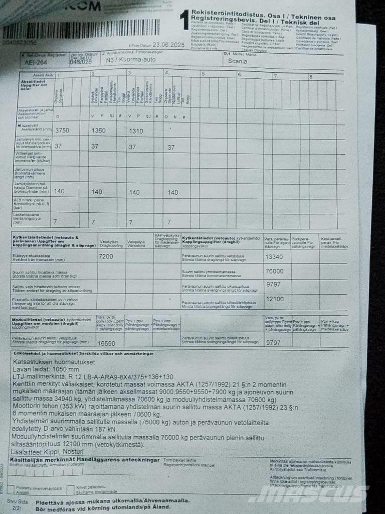 Scania R 480 LB Kipper