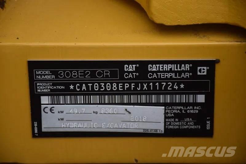 CAT 308 E2CR Midibagger  7t - 12t