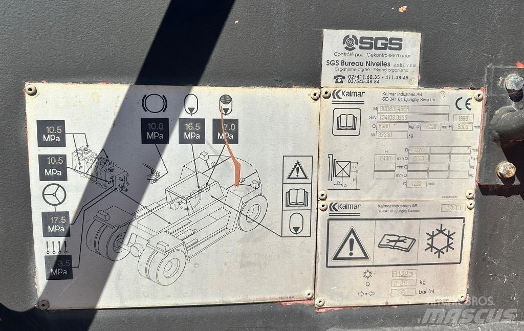 Kalmar DCD 80-45R Diesel Stapler