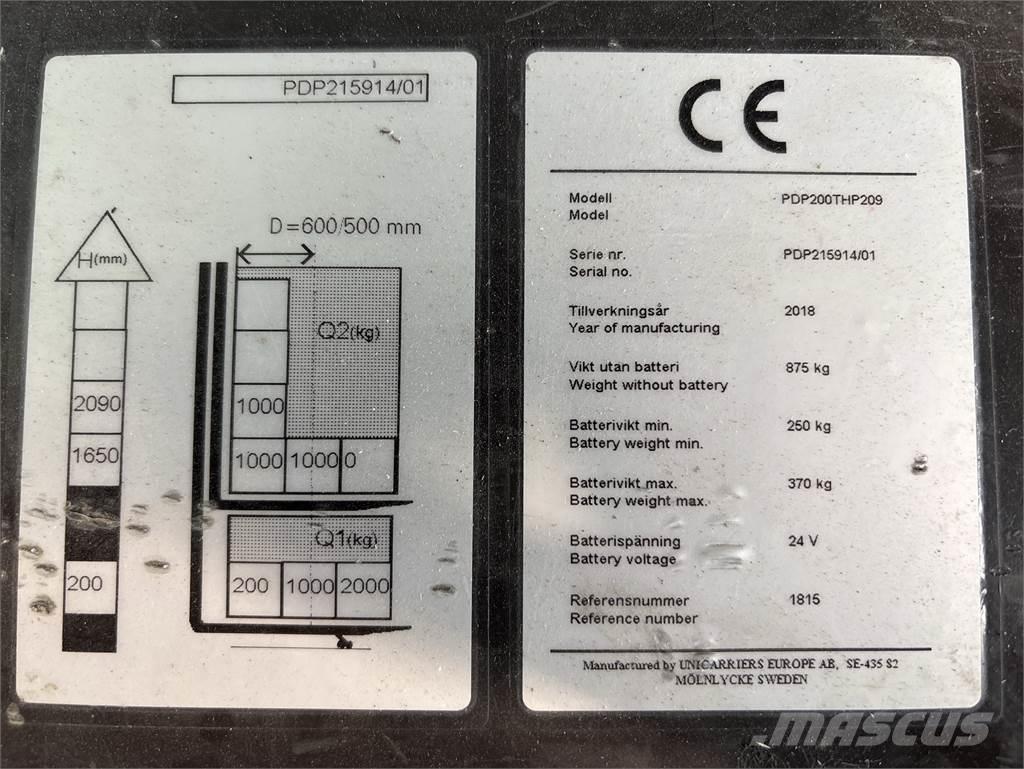 Atlet PDP200 Elektro Plattformwagen