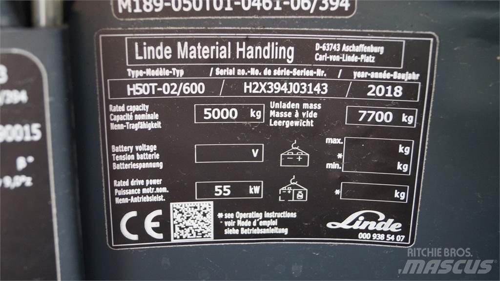 Linde H50T/600 Gas Stapler