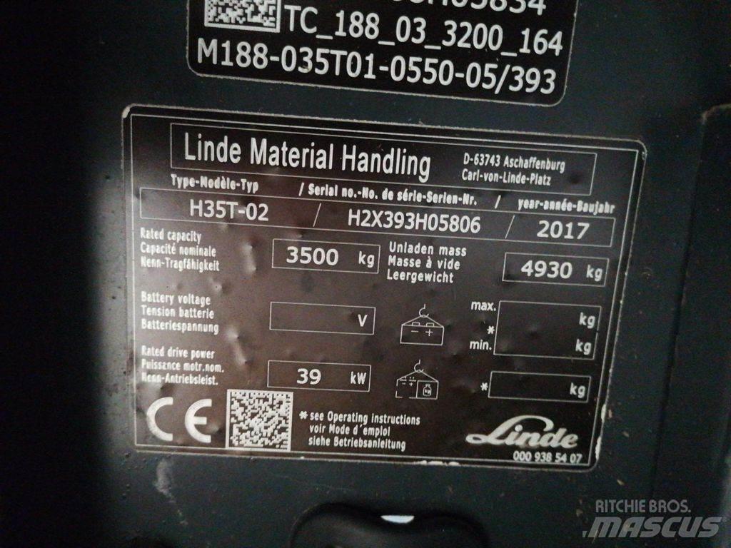 Linde H35T-02 Gas Stapler