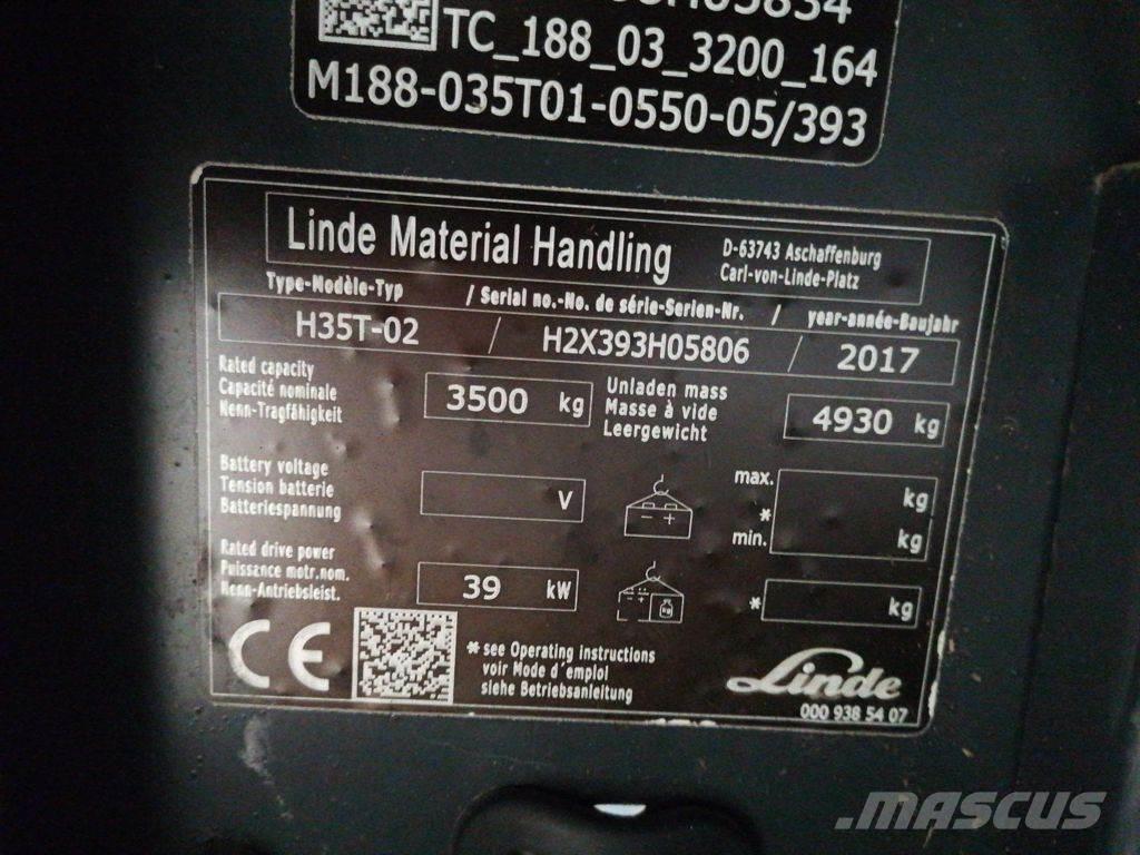 Linde H35T-02 Gas Stapler