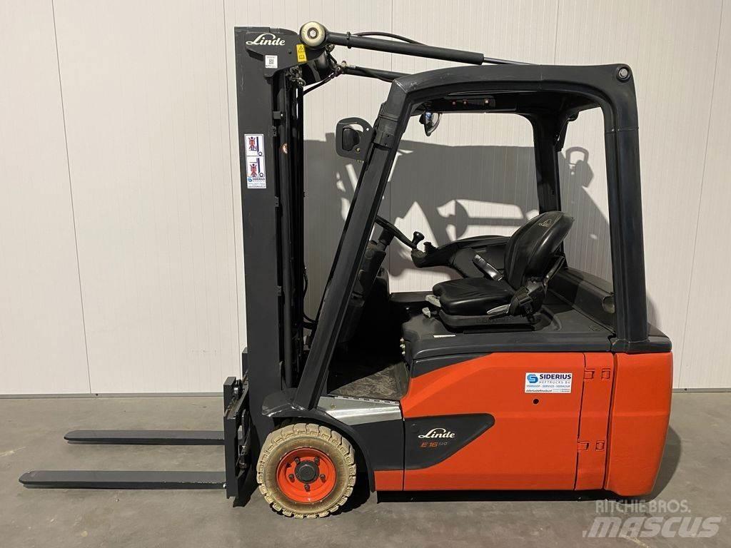 Linde E16L-386 Elektro Stapler