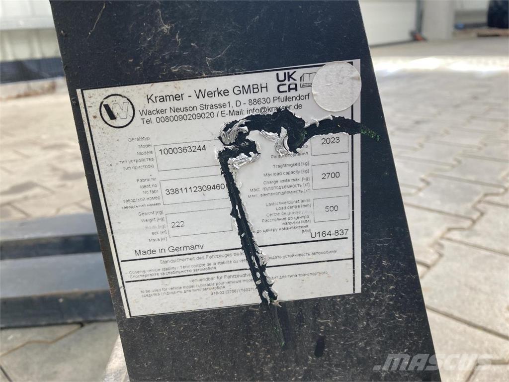 Kramer 1200 mm Frontladerzubehör