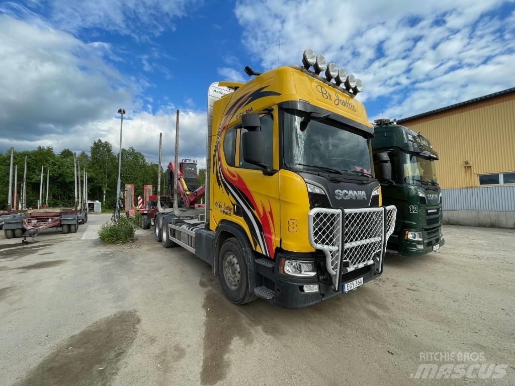 Scania R650 Holzfahrzeuge