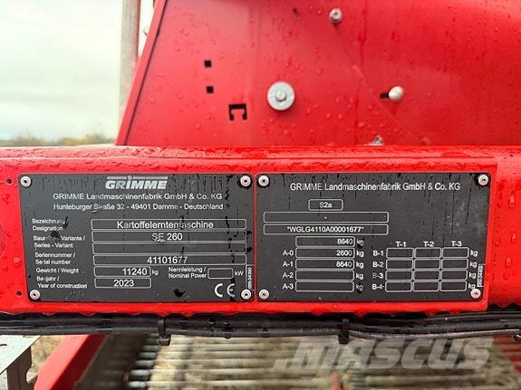 Grimme SE 260 - UB Kartoffelvollernter
