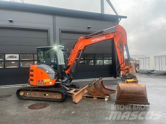 Hitachi ZX55u Minibagger < 7t
