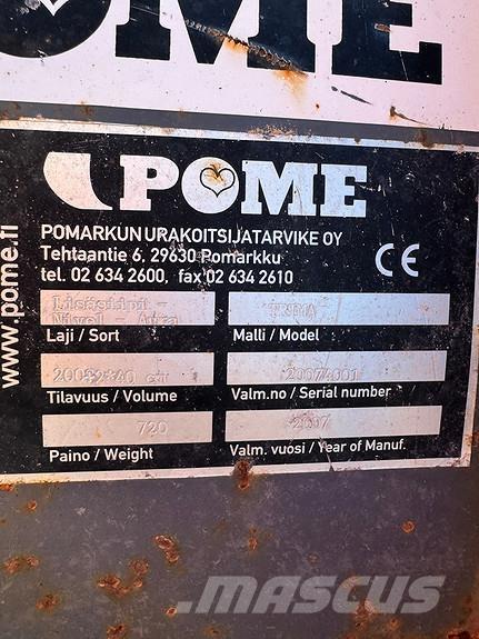 Pome 280 Trima Schneeschilde und -pflüge