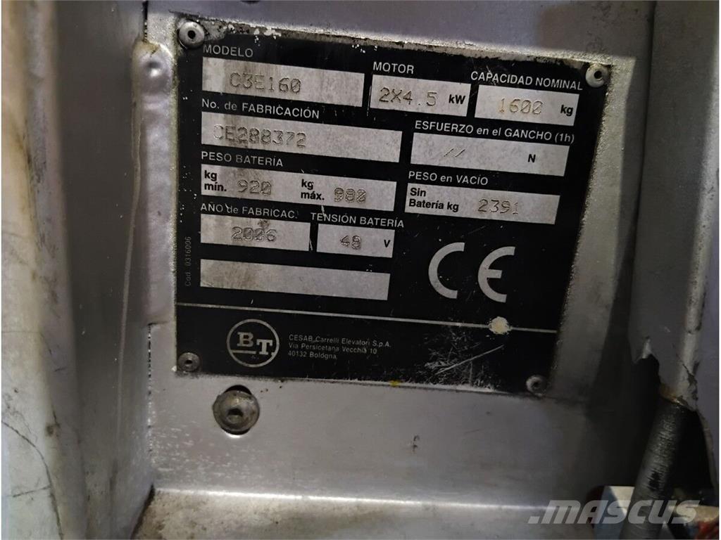 BT C3E160 Andere Gabelstapler