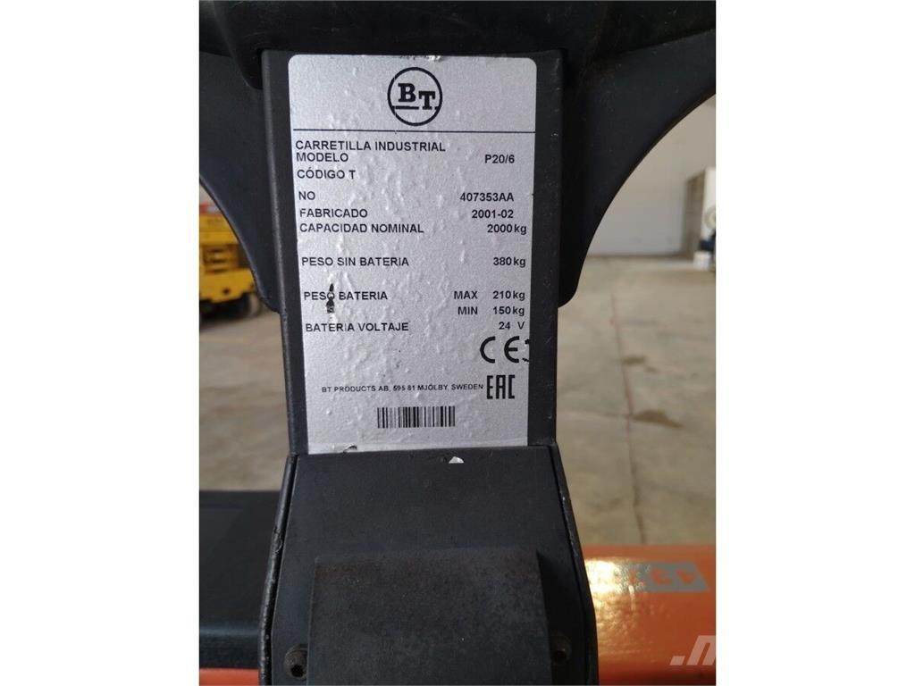 BT P20 Niedergabelstapler