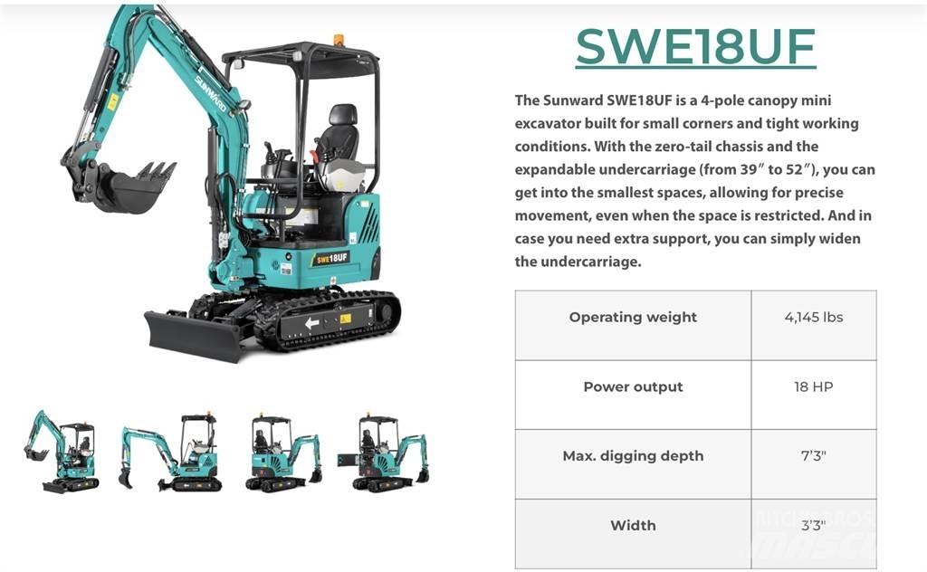 Sunward SWE18 Raupenbagger