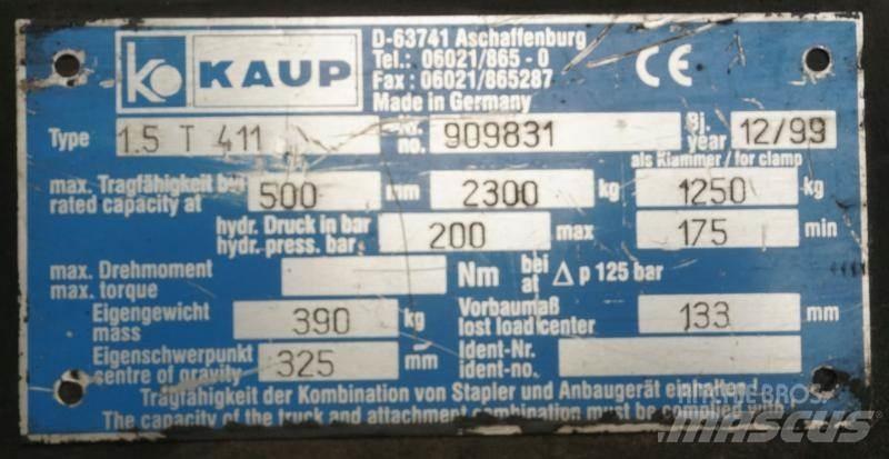 Kaup 1,5T411 Andere Ausstattung und Zubehör