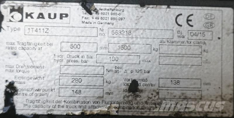 Kaup 1T411Z Andere Ausstattung und Zubehör