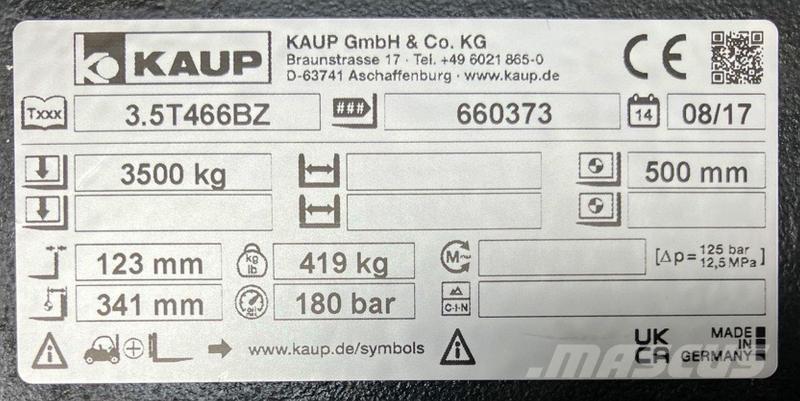 Kaup 3,5T466BZ Andere Ausstattung und Zubehör
