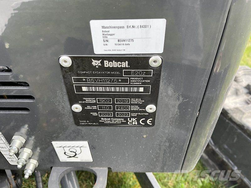 Bobcat E 20z Minibagger < 7t