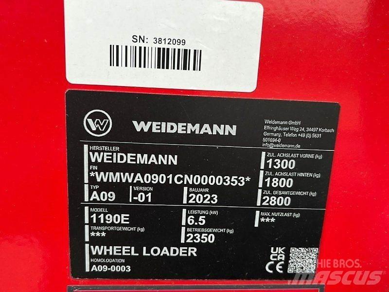 Weidemann 1190E Kompaktlader