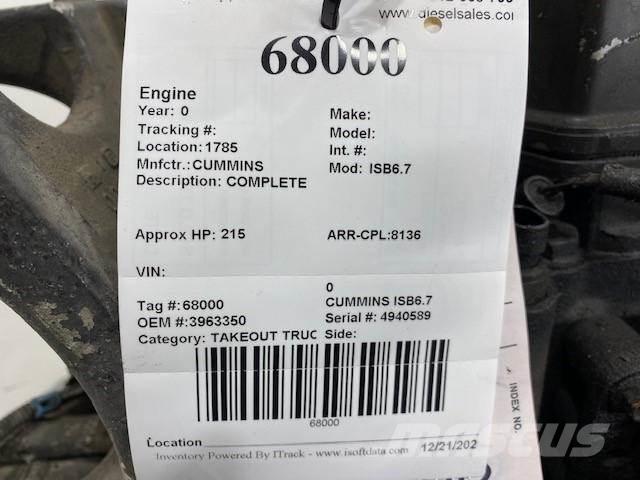 Cummins ISB6.7 Motoren