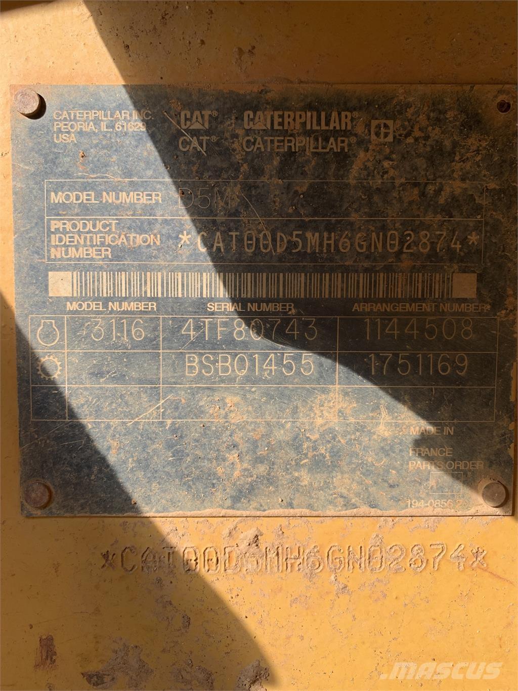 CAT D5M Sonstige Baumaschinen