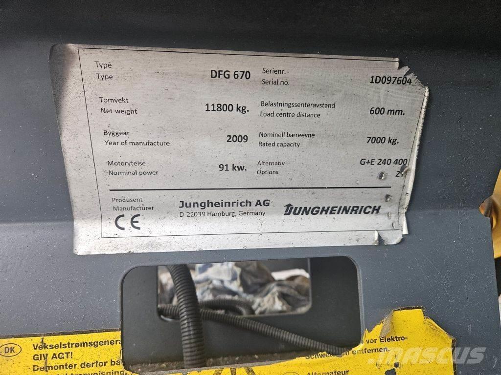 Jungheinrich DFG670 Diesel Stapler