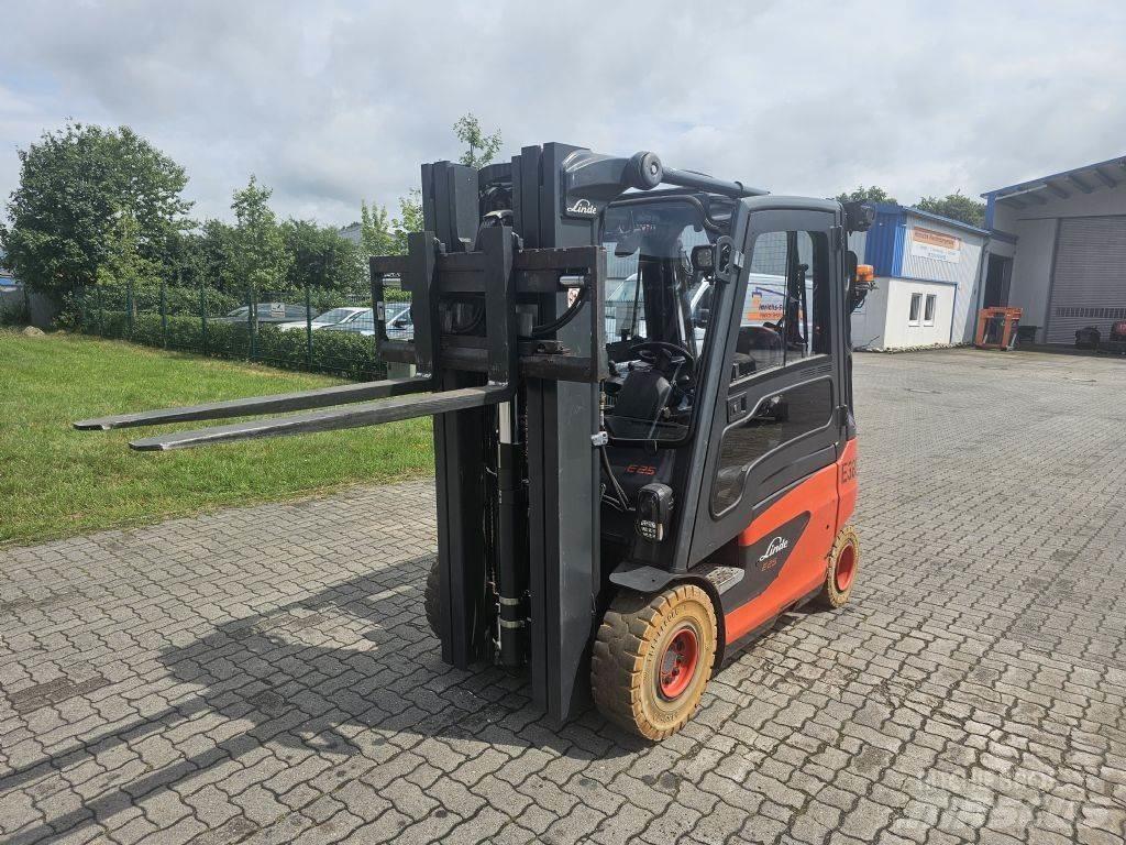 Linde E25-01 UVV Elektro Stapler