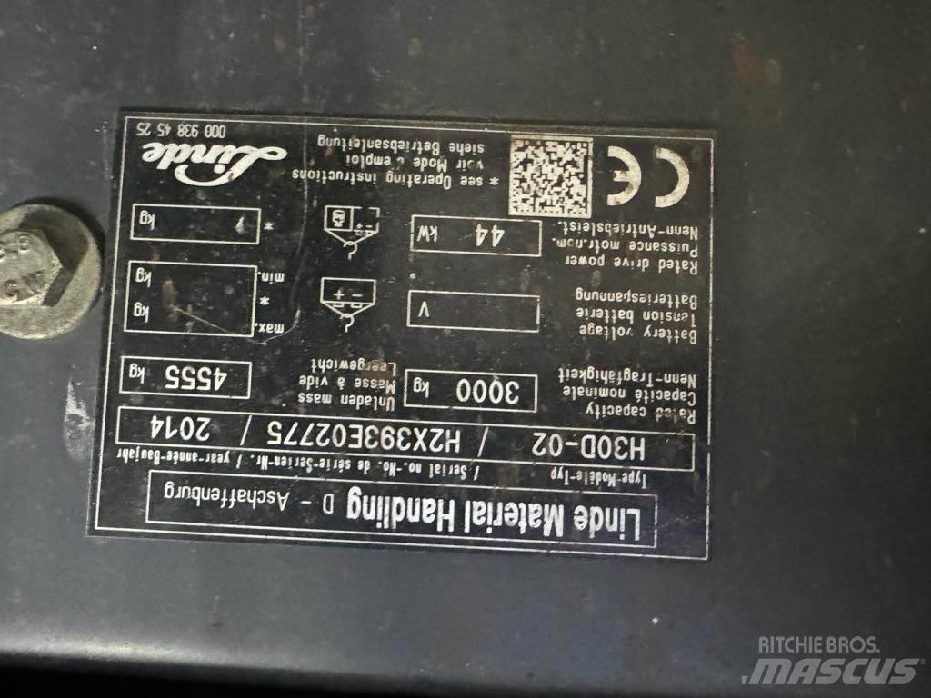 Linde H30D-02 Diesel Stapler