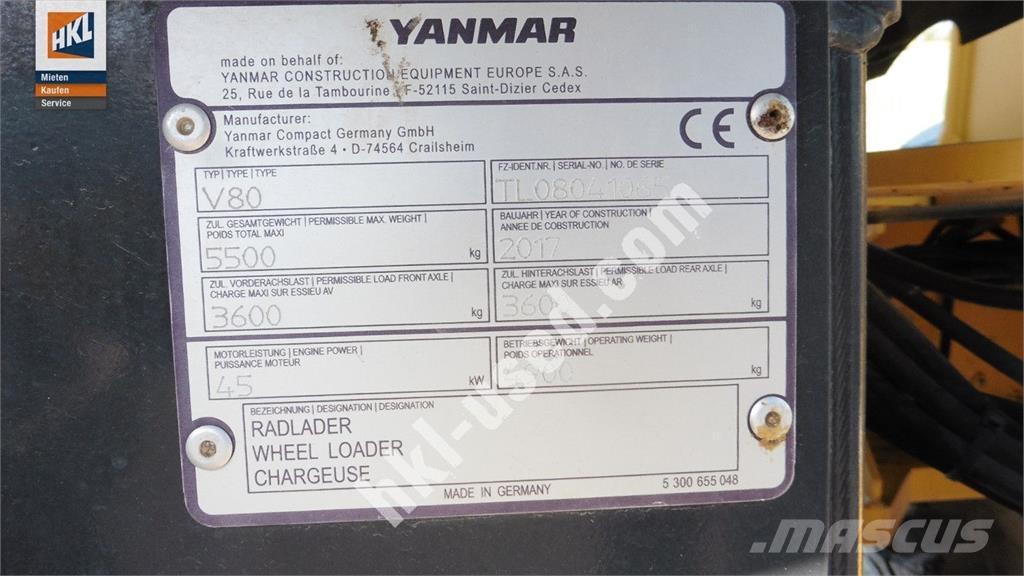 Yanmar V 80 Radlader