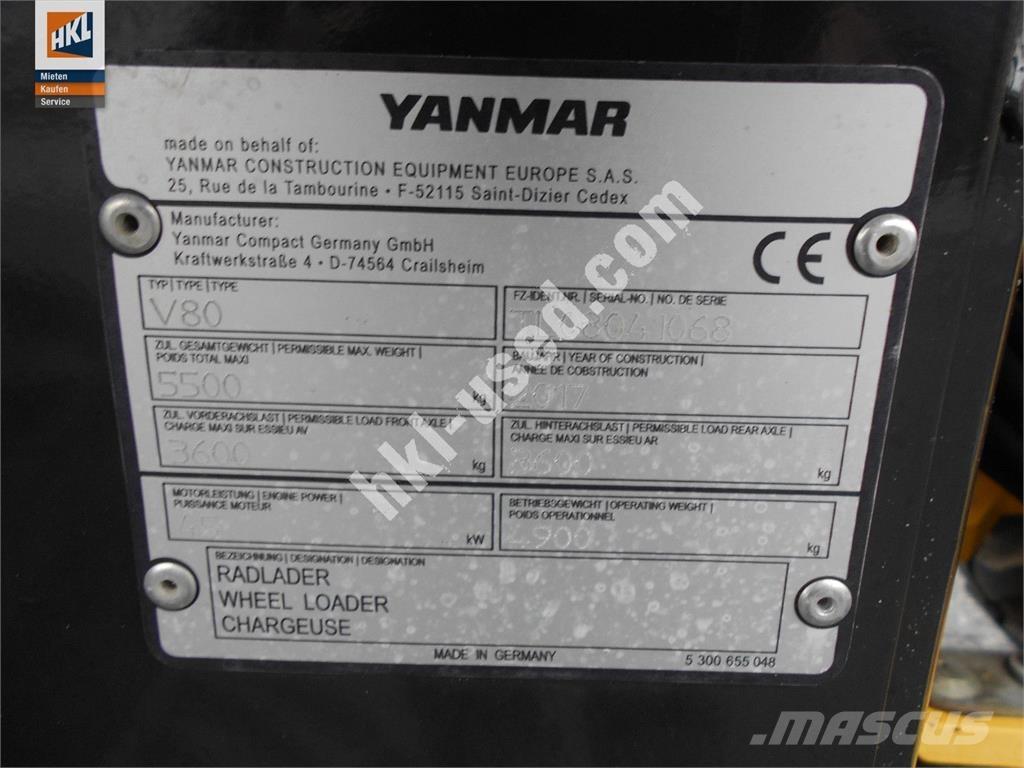 Yanmar V 80 Radlader