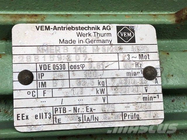  1,9 kW VEM E-Motor Motoren