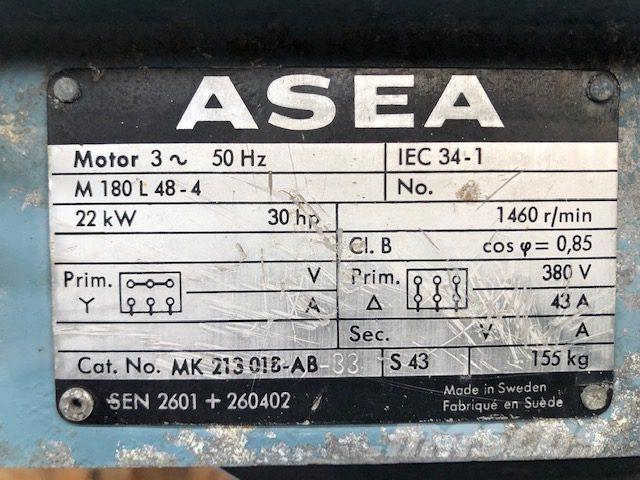  22 kW Asea M180 L48-4 Motoren