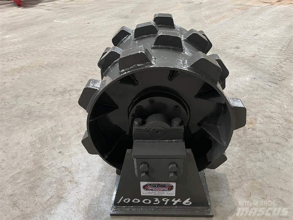  450 mm kompaktorhjul Gummiradwalzen