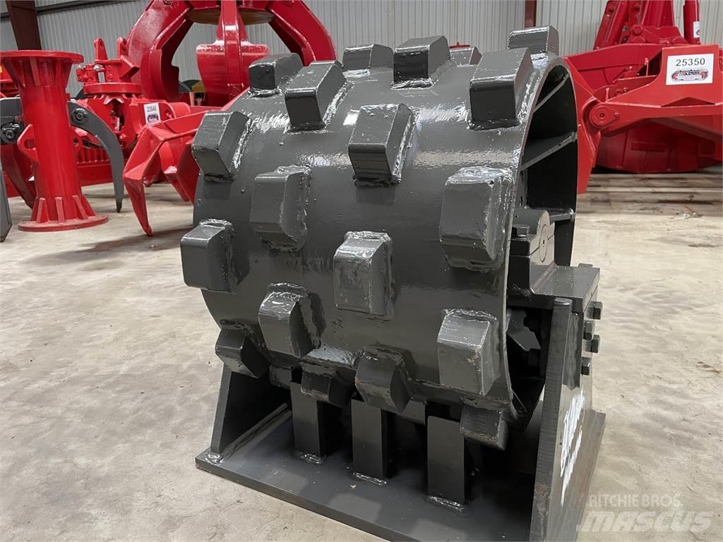  450 mm kompaktorhjul Gummiradwalzen