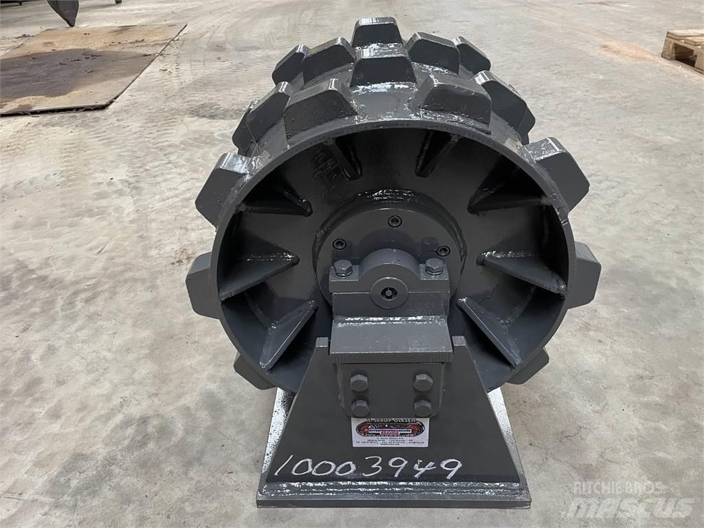  450 mm kompaktorhjul Gummiradwalzen