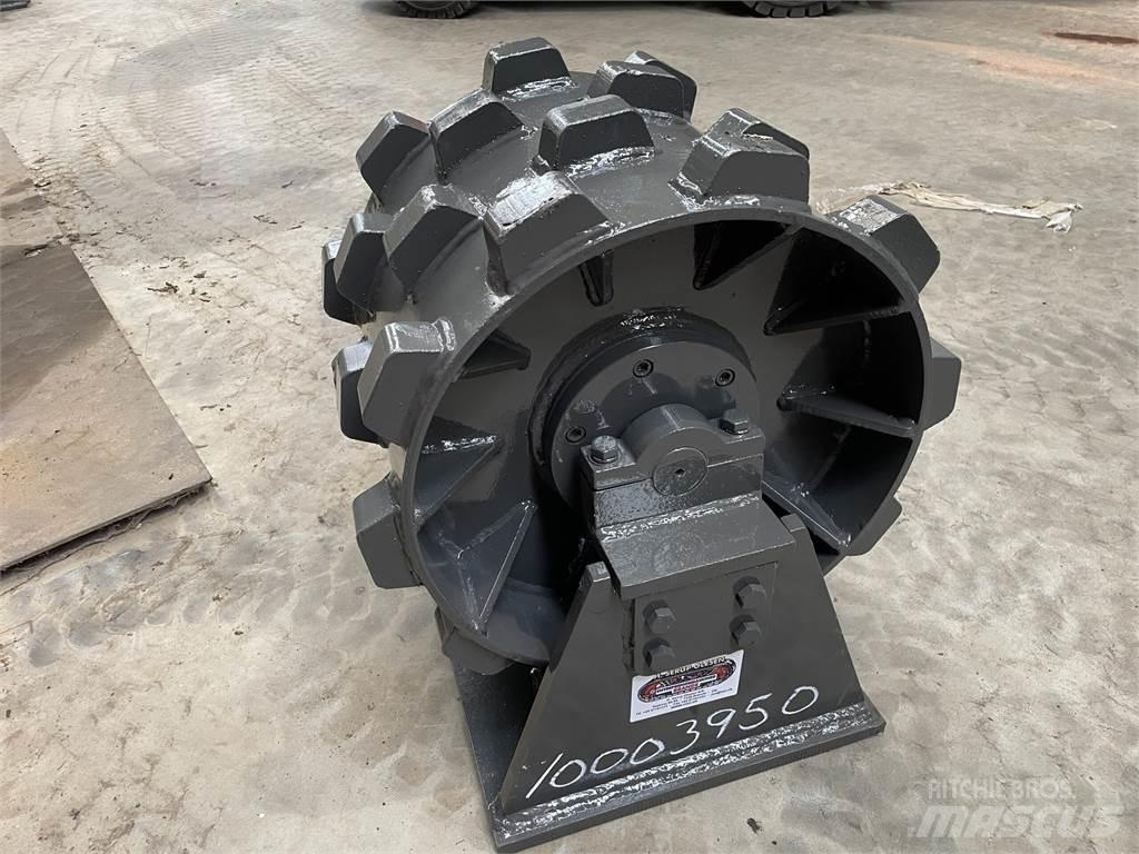  450 mm kompaktorhjul Gummiradwalzen