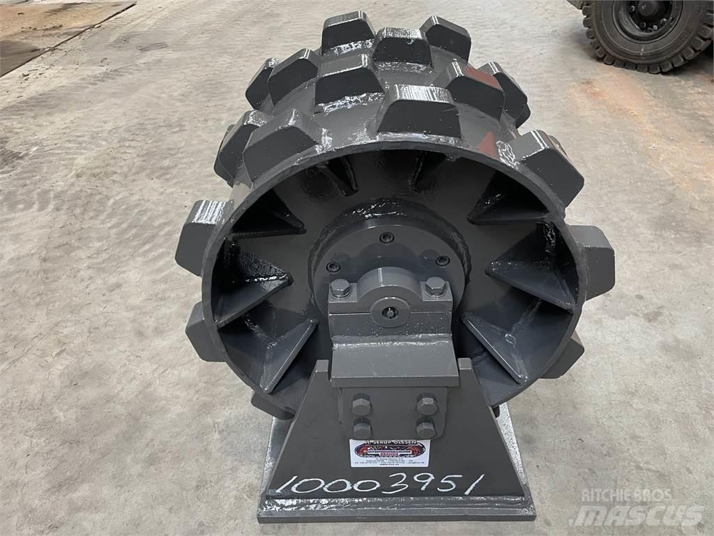  450 mm kompaktorhjul Gummiradwalzen
