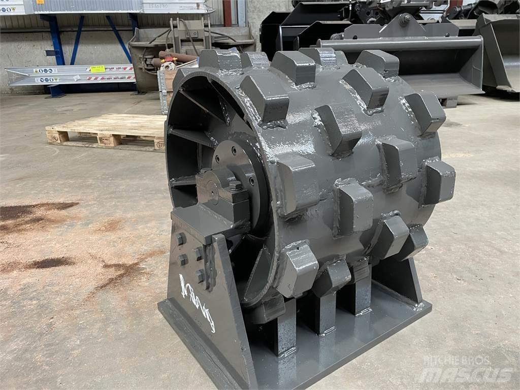  450 mm kompaktorhjul Gummiradwalzen