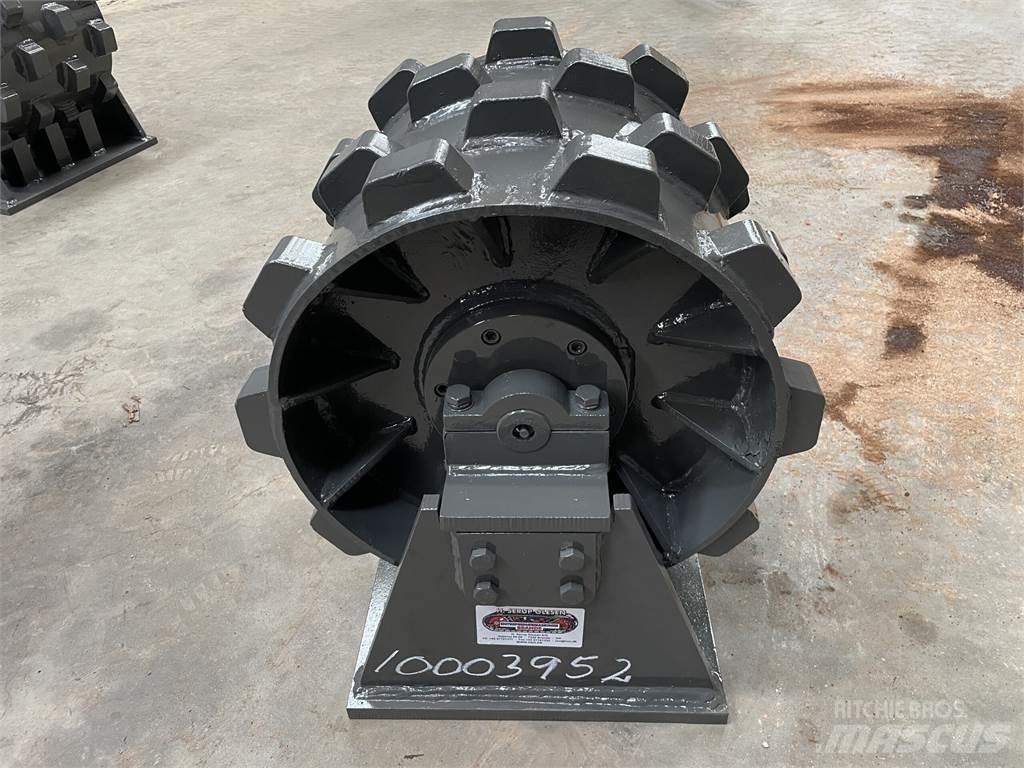  450 mm kompaktorhjul Gummiradwalzen