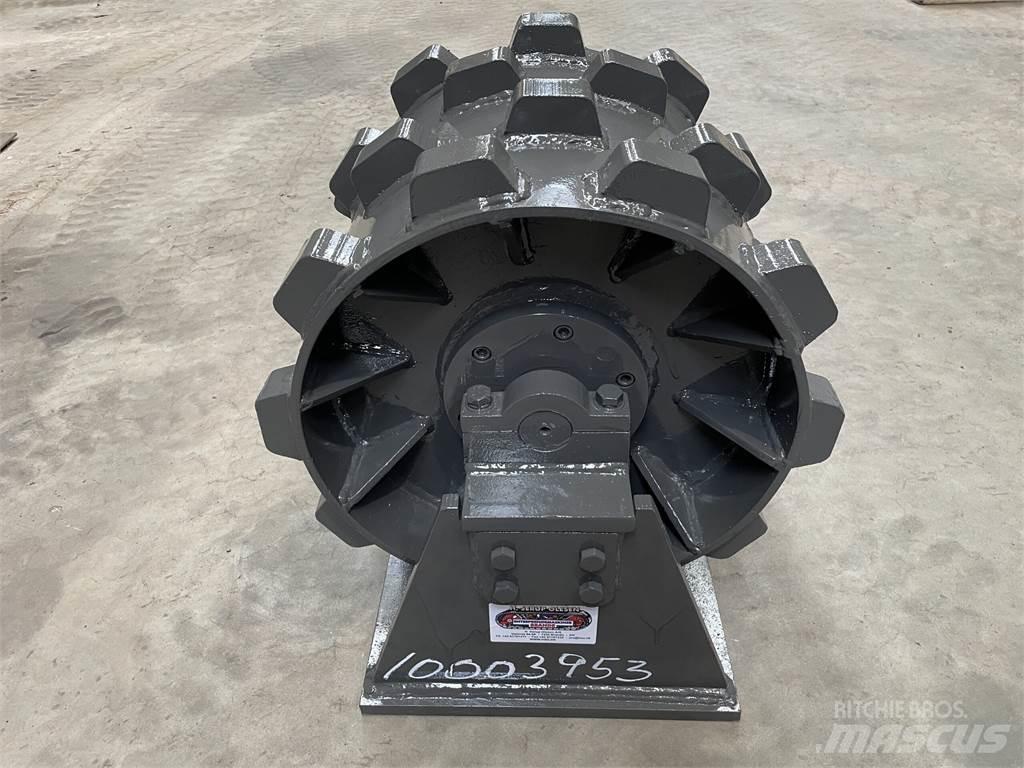  450 mm kompaktorhjul Gummiradwalzen