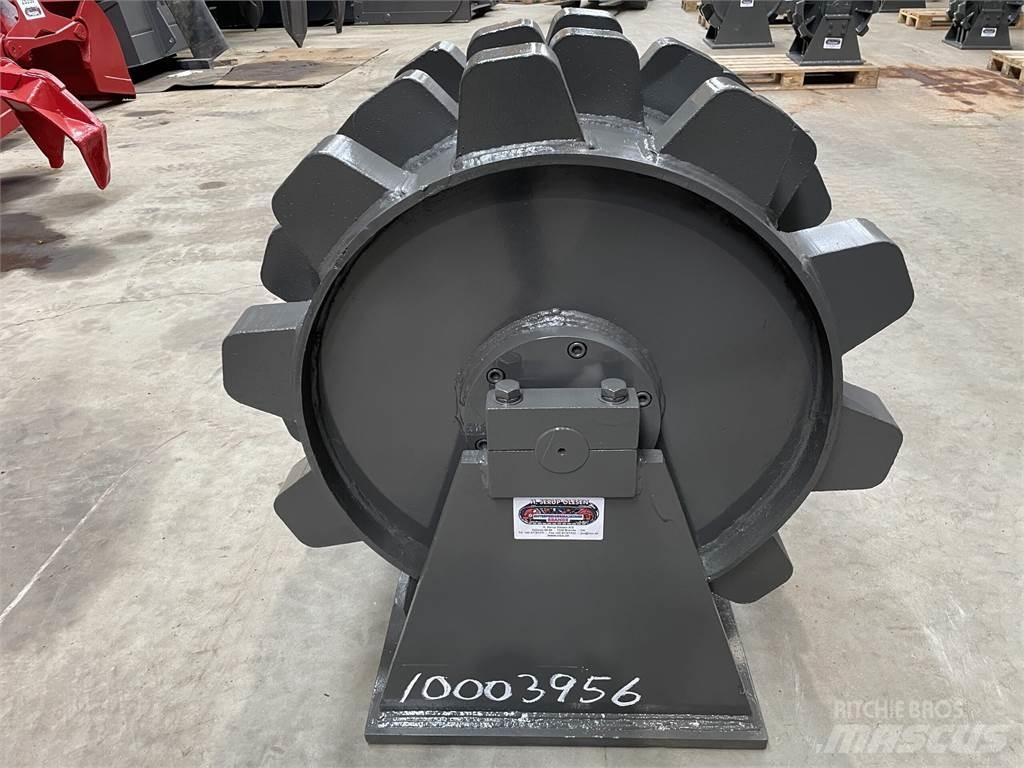  570 mm kompaktorhjul Gummiradwalzen
