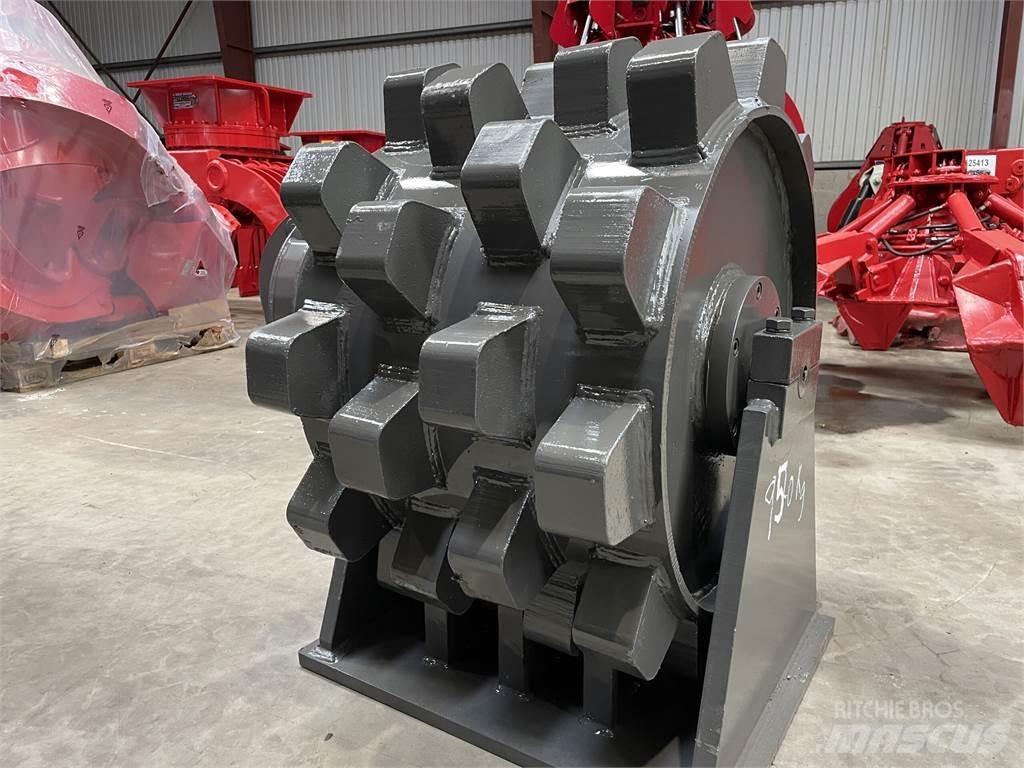  570 mm kompaktorhjul Gummiradwalzen