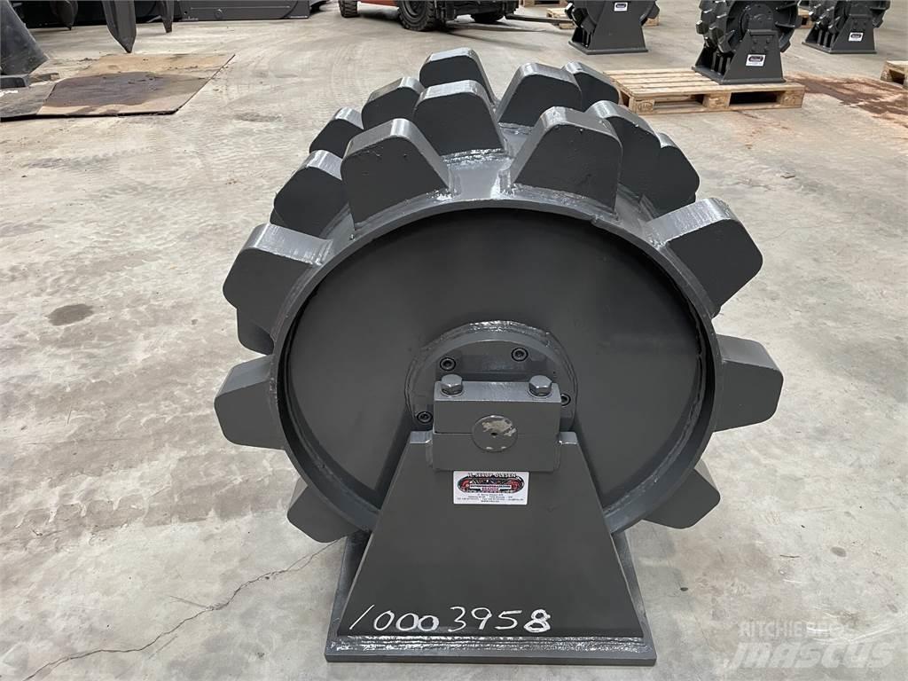  570 mm kompaktorhjul Gummiradwalzen