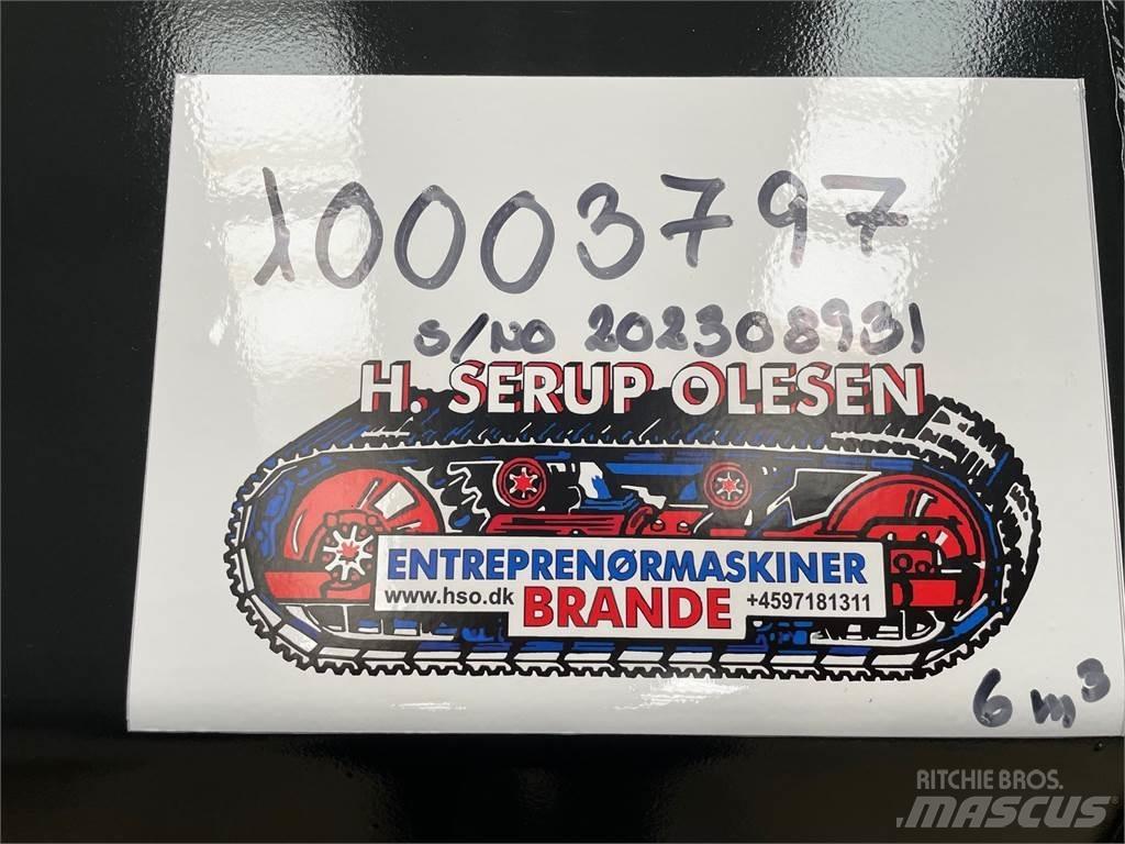  6 kbm Højtipskovl Schaufeln