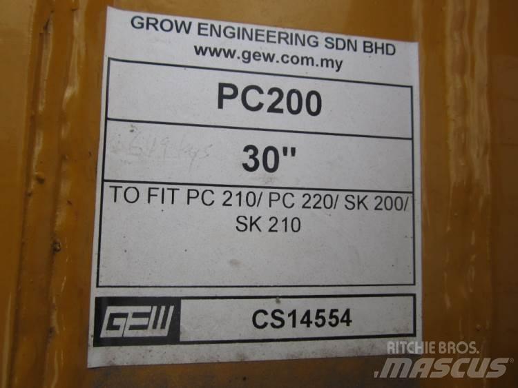  870 mm Graveskovl ex. PC200 Schaufeln