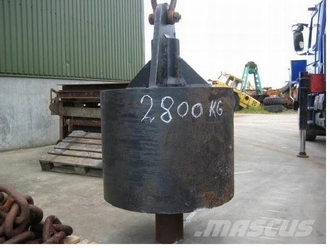  Nedbrydningskugle 2800 kg Pulverisierer