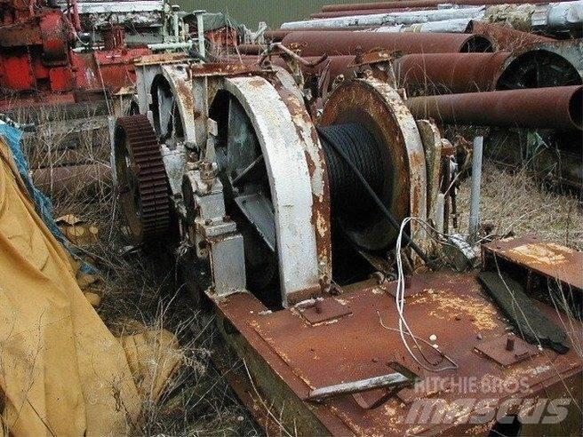  Piloteringsspil 3 tromler Fahrstühle, Seilwinden und Bauaufzüge