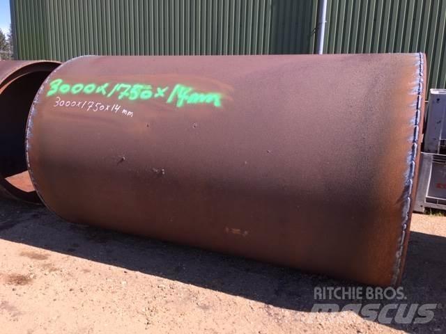  Stålrør ø1750x14x3000mm Pipeline Ausrüstung