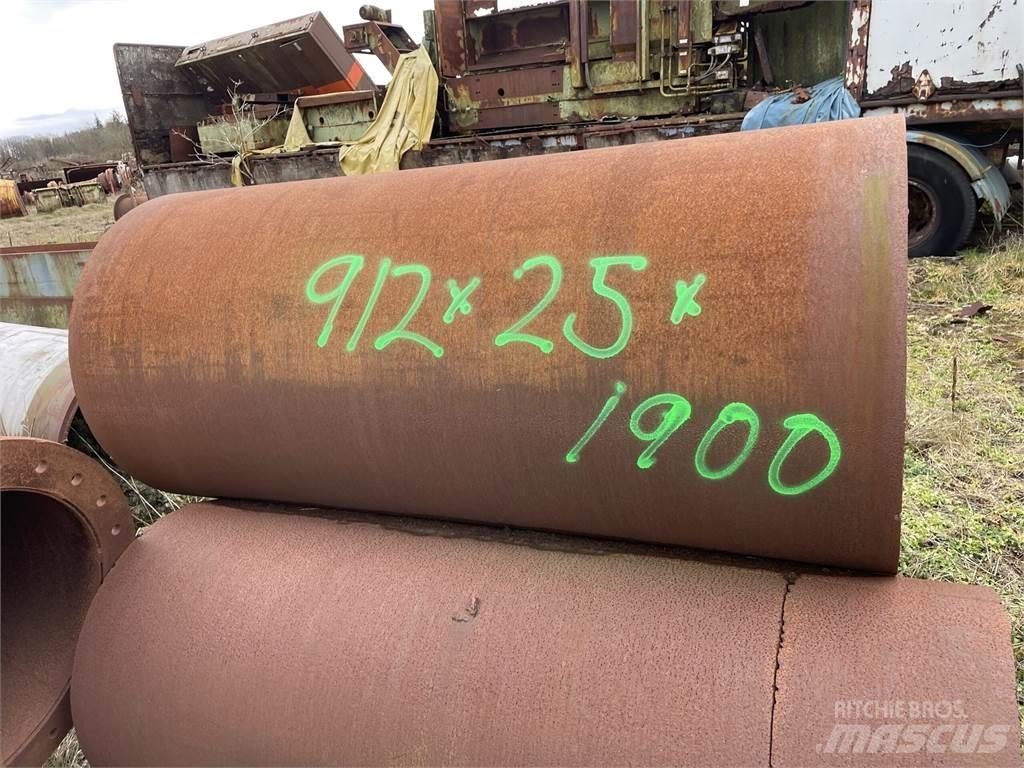  Stålrør ø912x25x1900 mm Pipeline Ausrüstung